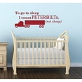 thumbnail image 3 of Bedroom Décor Count Peterbilts Not Sheep Boys Wall Sticker Decals 33x11-Inch Red, 3 of 6