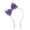 Lavender, variant on Sequin Bow Headband with Pearl Earring Pendants for Girls - 1 Pack - Summer Crystal