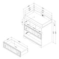 thumbnail image 4 of South Shore Savannah, Coastal Changing table, Narrow White, 4 of 15