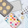 thumbnail image 5 of Yayeee Pot Holders Kitchen Heat Resistant with Pocket 7"x9.8" Cotton Oven Cooking Hot Pads, Colorful Circles, 5 of 7