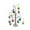 White, variant on Lighted Easter Tree Decor, 23.62" White Birch Tabletop Tree with 12 Painted Easter Egg Ornaments, Spring Decoration for Home Party Classroom Bedroom (Battery Operated)