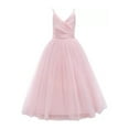 thumbnail image 1 of Robes pour Filles, Robe de Princesse Sans Manches en Dentelle, Robe d'Anniversaire pour Enfants, Rose Clair 3 Ans-4 Ans, 1 of 2