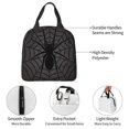 thumbnail image 4 of Easygdp Black Spider On Web 1 Bolsa Térmica Premium - Tela Oxford Impermeable, Gran Capacidad, Bolsillo Frontal, Unisex para Trabajo, Escuela, Actividades al Aire Libre y Picnics, 4 of 8