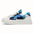thumbnail image 6 of Men'S High-Top Fashion Sneakers - Breathable, Comfortable Fabric Lining for Hiking, Daily Wear, and Casual Attire，All-Season Casual & Sport Shoes with Colorful Striped Design, Lace-Up Closure,, 6 of 9