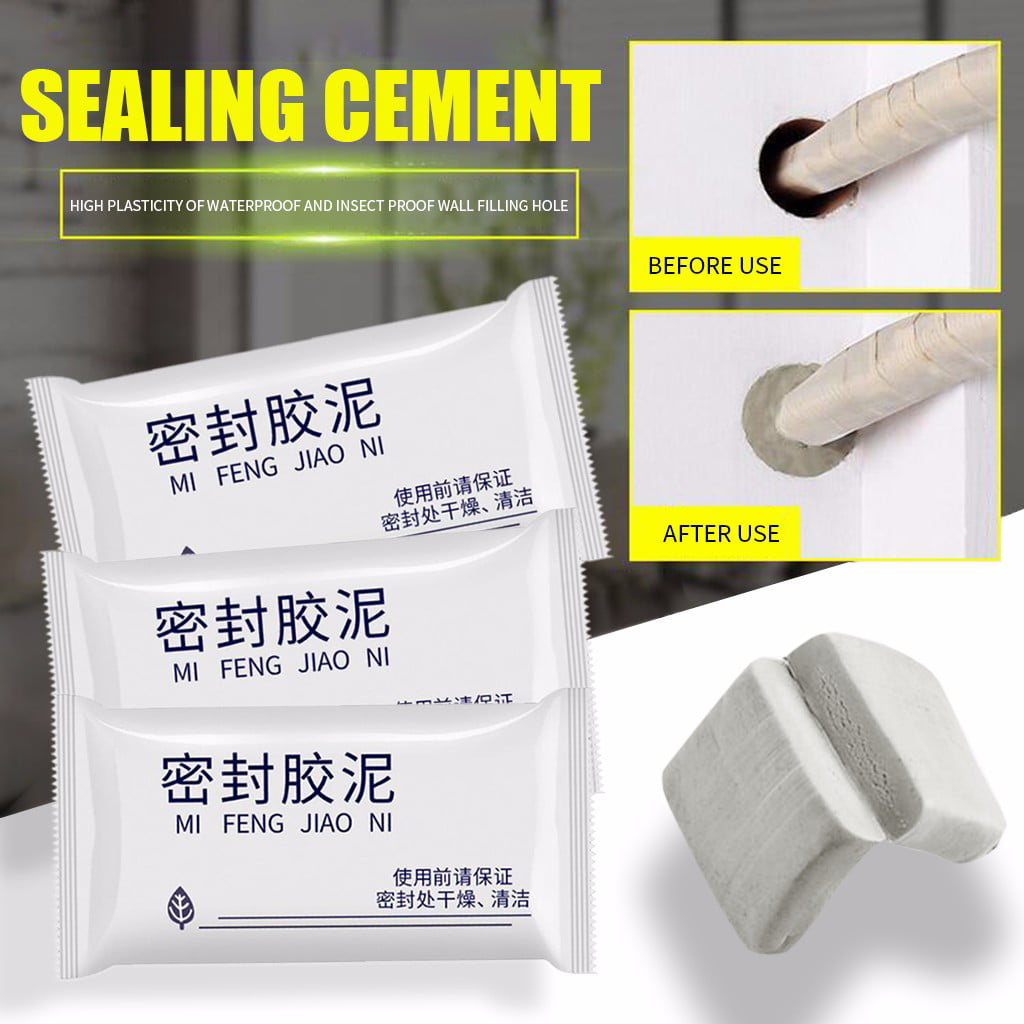 Plugging Waterproof InsectProof Pipe Sealing Glue Mud Air-Conditioning Wall Hole 