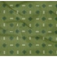 thumbnail image 4 of oneOone Organic Cotton Poplin Twill Fabric Geometric Hash & Stripe Block Print Sewing Fabric BTY 42 Inch Wide, 4 of 4