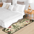 thumbnail image 5 of CURLYOOT Wildflower Botanical Runner Rug 2'x6' Washable Kitchen Runner Rug Indoor Non Slip Laundry Rugs Floral Vintage Floor Carpet for Hallway Kitchen Entryway Bedroom Living Room, 5 of 9