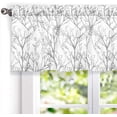 thumbnail image 4 of DriftAway Indoor and Outdoor Polyester Blackout Rod Pocket Valances Gray,White,Multi-color 0.1 in x 18 in Set of 2, 4 of 7