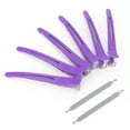 thumbnail image 4 of Duckbill Hair Clips Professional Salon Hair Clips Hair Clips For Styling Hair Clips With Silicone Band Duck Bill Clips 6Pcs Professional Hair Clips NonSlip Dividing Duckbill Hair, 4 of 8
