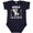 Navy Blue, variant on Inktastic I'm a Cutie White and Brown Holstein Cow with Arrows Boys or Girls Baby Bodysuit