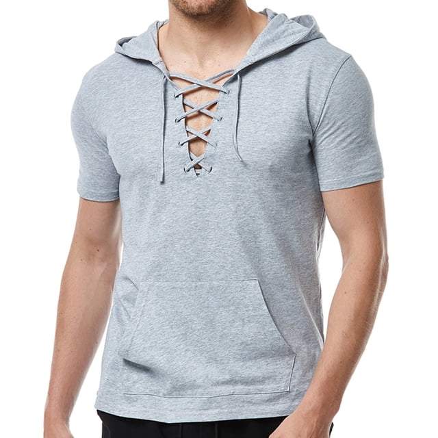 EGNMCR T-Shirts pour Hommes, Décontracté, Uni, Mode, Col Rond, Manches Courtes, Blouse, Cadeaux pour Hommes
