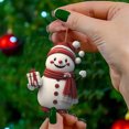 thumbnail image 3 of 1 pieza Mini colgante de Papá Noel Productos de decoración navideña Dibujos animados Lindo muñeco de nieve Árbol de Navidad Decoración Colgante de alta belleza, 3 of 5