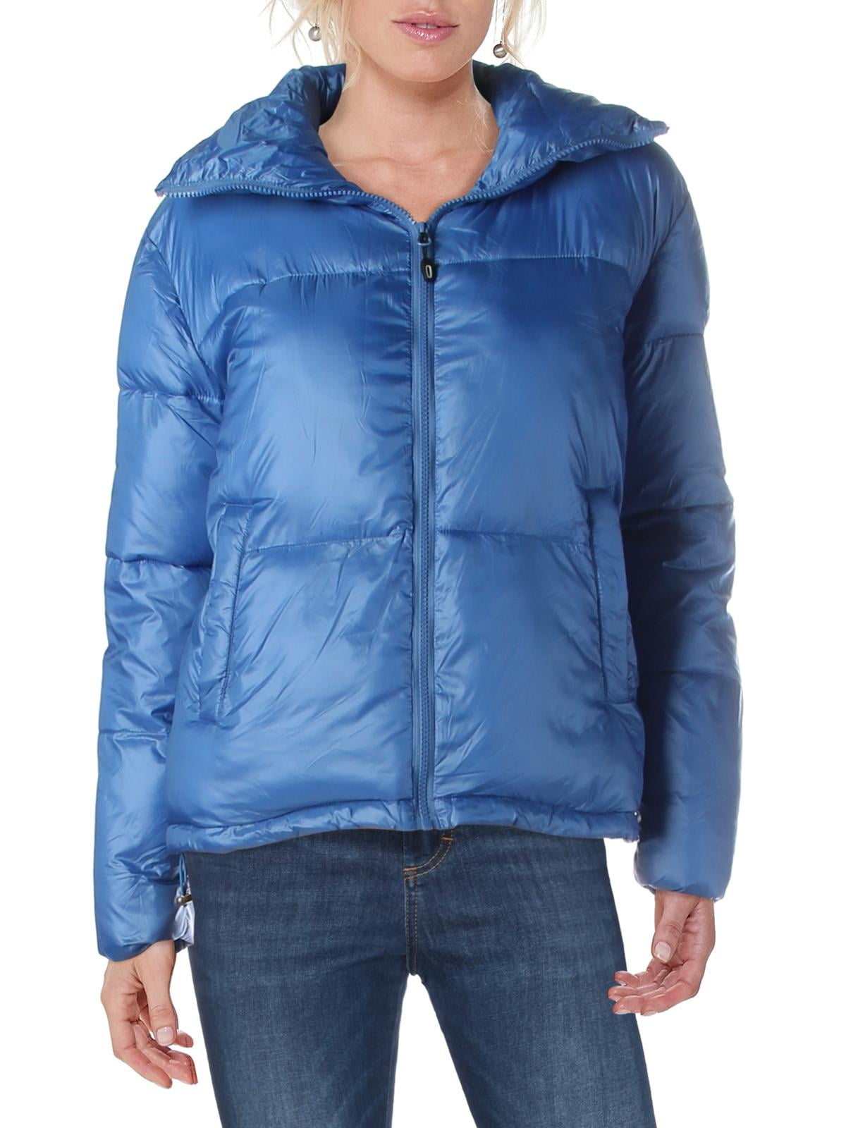 navy blue womens puffer coat