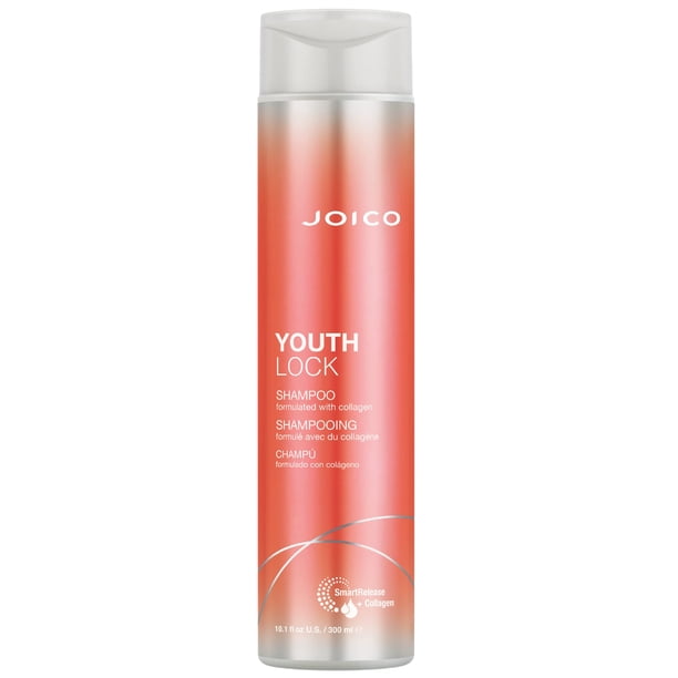 Joico YouthLock Shampoo con Colágeno | Cuerpo y Movimiento Juvenil | Reduce el Quiebre y el Frizz | Libre de Sulfatos SLS/SLES