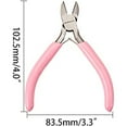 thumbnail image 2 of 5" Mini Diagonal Side Cutter Pliers – Jewelry Making, Beading, Chrome, Comfort Grip 2 of 5