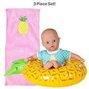 "Adora Water Baby Doll, SplashTime Baby Tot Sweet Pineapple 8.5 inch Doll for Bathtub/Shower/Swimming Pool Time Play"