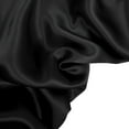 thumbnail image 6 of PiccoCasa 1 Pc 19 Momme Silk Pillowcase with Hidden Zipper Non-Standard Black 16" x 16", 6 of 7