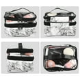 thumbnail image 4 of Unique Bargains Floral Makeup Bag Zipper Flower Cosmetic Pouch White, 4 of 6