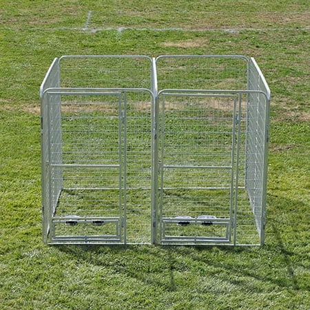 Professional X2 K9 Kennel Store 4' X 8' Dog Kennel-Runs Full Stalls