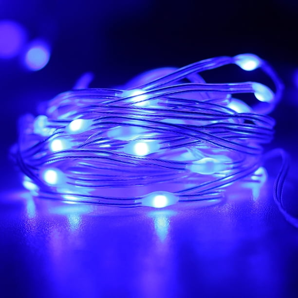 Teissuly LED String Lights, Battery Powered String Lights For Indoor And Outdoor Decorating Weddings, Home Parties, Christmas (Blue) Teissuly WER202312021796