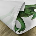 thumbnail image 5 of Ambesonne Animal Place Mats Set of 4, Ugly Standing Dragon, Standard Size, White Green, 5 of 6