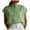Army Green, variant on Vintage Summer High Neck Tees for Women Buttoned Collar Summer Cotton Sleeveless Loose Fit Solid Color Blouse Clothes (Light Gray, XXL)