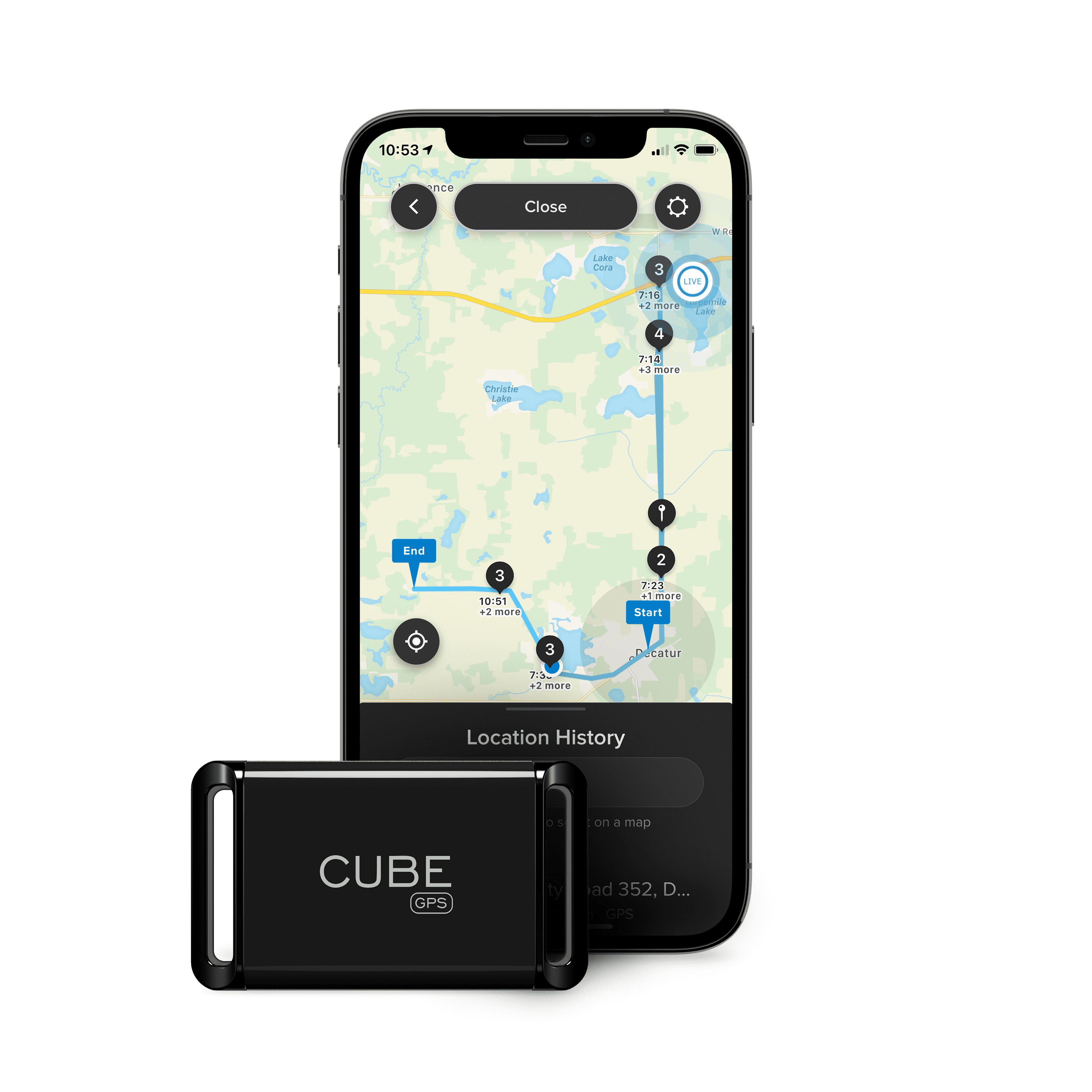 Overflødig Banke Identitet Cube Vehicle and Pet GPS Tracker C7004 - Walmart.com