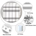 thumbnail image 5 of Black and White Bathroom Shower Curtain Abstract Stripes Geometric Lines Pattern Shower Curtain Polyester Waterproof Modern Minimalist Home Decor Bath Shower Curtain with Hooks, 72x72 Inch, 5 of 6