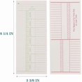 thumbnail image 3 of 500PCS Time Cards for Employees Weekly, 2 Sided Sheets, 3-3/8" x..., 3 of 5