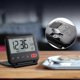 thumbnail image 3 of Foldable Digital Travel Alarm Clock Folding Bedside Clock With Snooze Mode New 26-27s, 3 of 5