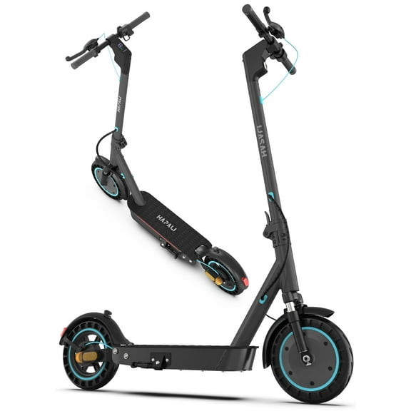 Electric Scooters for Adults, High Speed 21 MPH, 650W Motor, Foldable E Scooter with Built in Side Lights  & Turn Lights