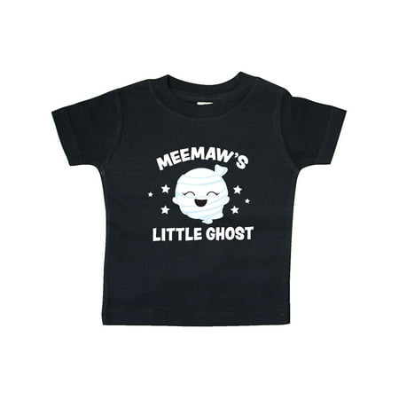 

Inktastic Cute Meemaw s Little Ghost with Stars Gift Baby Girl T-Shirt