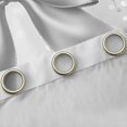thumbnail image 4 of Manfei Fashion Grey Bow-tie Blackout Curtains Set of 2 (52x84 Each), Bling Stars Print Window Curtains, Teen Kid Girl Female Curtains and Drapes, Window Curtains Room Decor, 4 of 6