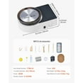 thumbnail image 3 of 6 inch Mini Pottery Wheel for Beginners, Kids & Adults - Electric Clay Sculpting Wheel Machine with Craft Tools - White, 3 of 11