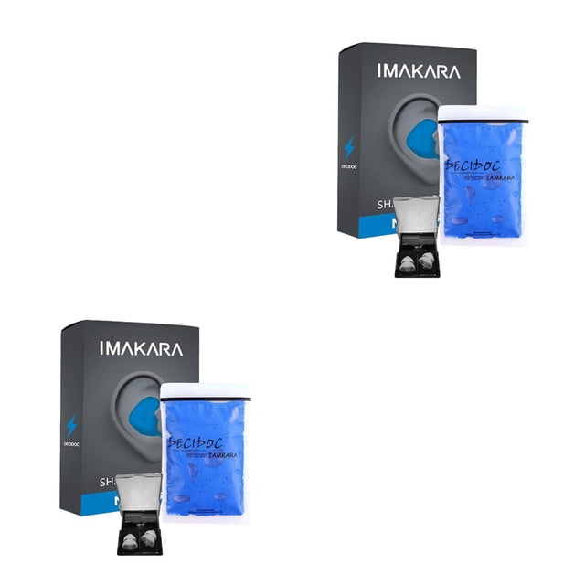 Soidarity Tapones para los oídos a prueba de sonido Nap Anti-ruido Soft Earbud Moldable Tapones para los oídos impermeables Azul 2piezas Soidarity CBP148127