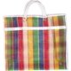 thumbnail image 3 of 3 Bolsas Con Fuelle para Compras, Malla de Alta Resistencia Reforzada con Ribete, Reutilizables y Ecologicas en Colores Surtidos, 3 of 4