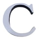 thumbnail image 1 of Xihbxyly Adhesivo de Pared Acrílico con Espejo de 26 Letras, Personalizable, para Decoración Del Hogar, Elegante, Fácil de Despegar y Pegar, para Dormitorio, Sala de Estar, Oficina, Tamaño de 10 Cm,, 1 of 2