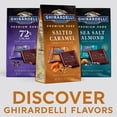 thumbnail image 2 of GHIRARDELLI PREMIUM DARK Salted Caramel Dark Chocolate SQUARES, 4.1 oz Bag, 2 of 15