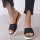 thumbnail image 2 of Amzcrzy Zapatos de mujer,Zapatos de mujer,Zapatillas de mujer, Zapatillas casuales de verano para mujer, con punta abierta y suela gruesa de lino. Sandalias Mujer Zapatillas De Casa, 2 of 5