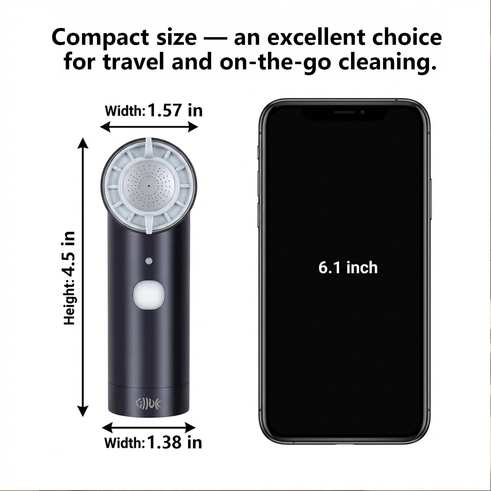 Portable Electric Travel Bidet 3 Modes, Handheld Shattaf with 500ml Bottle & 1.5m Long Hose, Rechargeable Personal Hygiene Kit for Travel, Camping, Wudu &MaternityCare & Elderly
