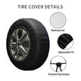 thumbnail image 4 of Kdxio Navy for Tire Cover Wheel Protectors Tyre Covers Weatherproof Wheel Covers Universal Fit for Trailer Rv SUV Truck Camper Travel Trailers 17 inch, 4 of 8