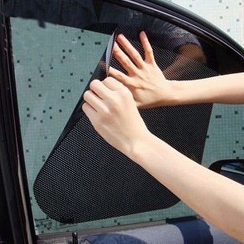 dljztrade 1 Pair Car Window Sun Shield Sticker,Side Window Static Cling UV Protection Sun Shade Shield Visor Vehicle Supplies 