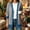 Gray-B, variant on Women Vintage Stripe Printed Denim Patchwork Cardigan Jacket Button‑Front Open Coat with Pockets, Long Sleeve Casual Fall Winter Outerwear for Ladies S-3XL Light Blue-D
