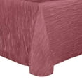 thumbnail image 1 of Ultimate Textile (2 Pack) Crinkle Taffeta - Delano 90 x 132-Inch Rectangular Tablecloth - for Party, Wedding, Home Dining, Hotel and Catering use, Watermelon Pink, 1 of 3