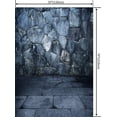 thumbnail image 2 of BSDHOME Polyester Stone wall theme 5x7ft Indoor Studio Photography Background Backdrop, 2 of 4