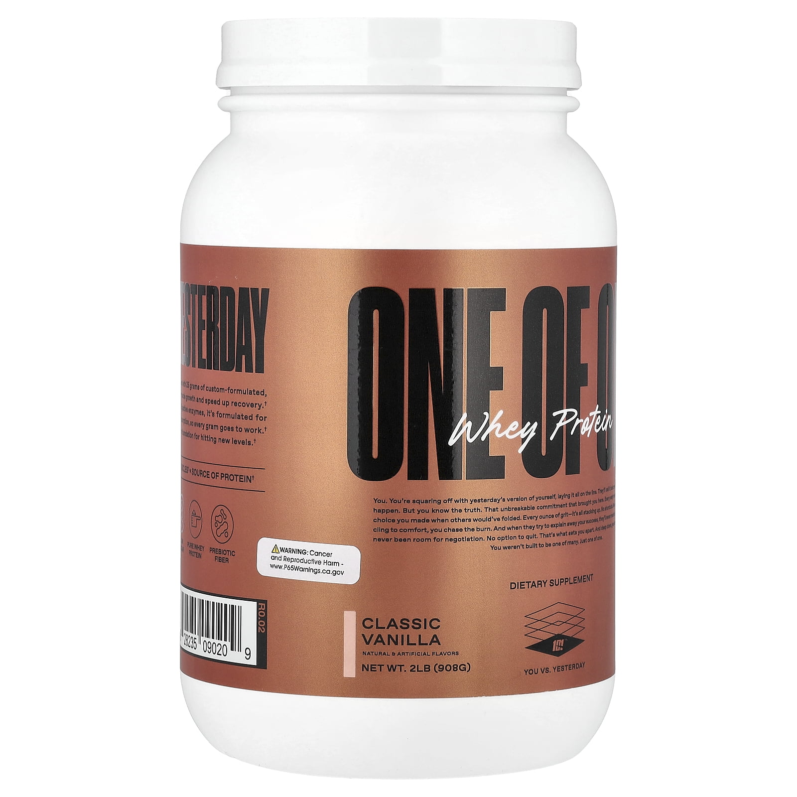 ONE OF ONE Whey Protein, Classic Vanilla, 2 lb (908 g)