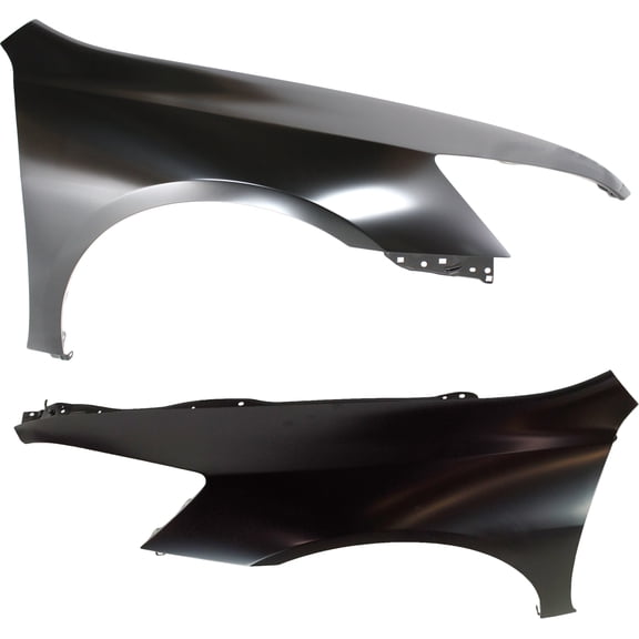 Garage-Pro Front, Driver and Passenger Side Fender Set of 2 Compatible with 2003-2007 Honda Accord Primed, Coupe