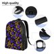 thumbnail image 5 of Fotbe Golden Snake And Purple Rose Mochila de Viaje para Laptop, Mochila Ejecutiva Delgada y Resistente 15.6", 5 of 8