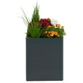 thumbnail image 3 of Vego Garden 32" Extra Tall Garden Raised Bed, 27" x 53" Heavy Long and Large Metal Planter Box for Trees Plants Flowers Double-Walled Modern Steel Planters for Commercial Residential, Midnight Blue, 3 of 10