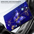 thumbnail image 2 of Back Case for Amazon Fire Max 11 13th Generation 2023, Soft TPU Material, Luxury Pattern Ultra Slim Lightweight Heat Dissipation Drop Protective Tablet Case with Stylus Holder - Blue Butterfly, 2 of 5